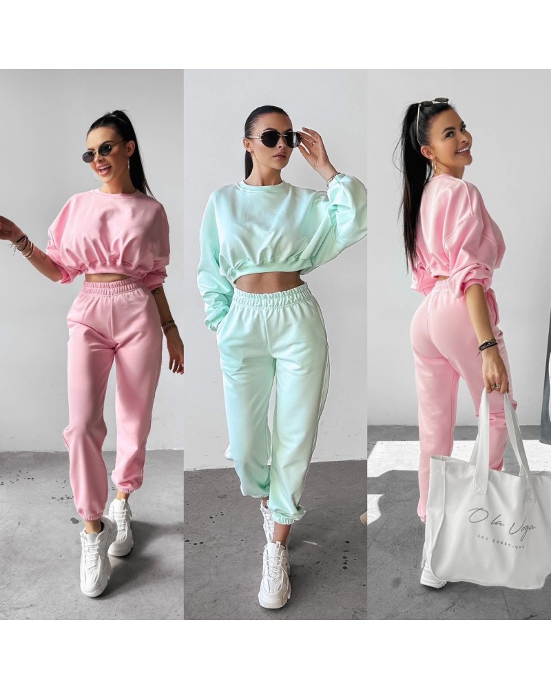 KOMPLET  BAWEŁNIANY ▪️miętowy