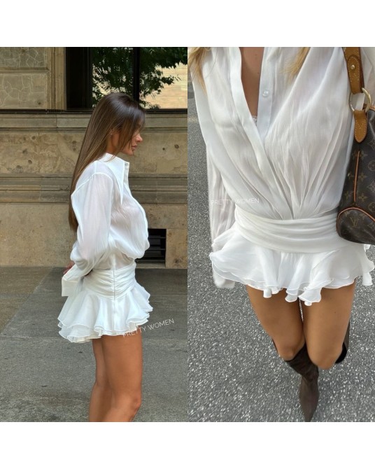 SUKIENKA z róża ▪️bezowa HIT