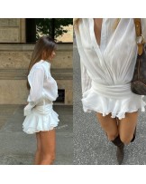 SUKIENKA z róża ▪️bezowa HIT