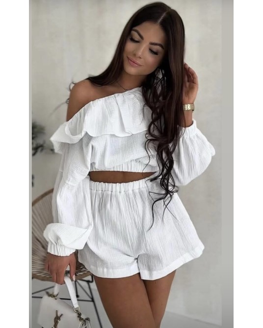 Muślinowy komplet BIAŁY ▪️