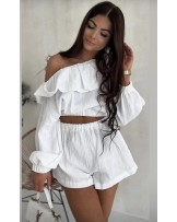 Muślinowy komplet BIAŁY ▪️