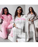 KOMPLET WELUR ▪️różowy