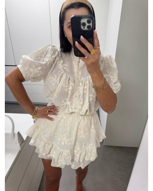 Komplet 3D ▪️ecru premium