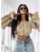 HiSZPANKA SUMMER ▪️muślin bezowa