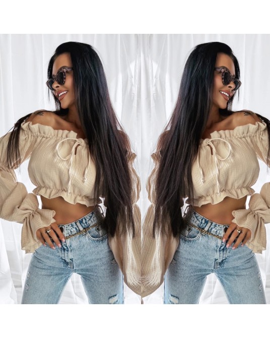 HiSZPANKA SUMMER ▪️muślin bezowa