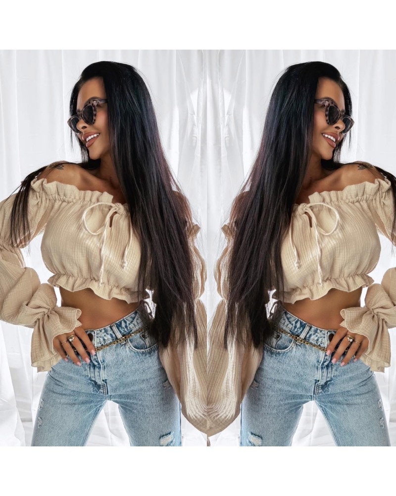 HiSZPANKA SUMMER ▪️muślin bezowa