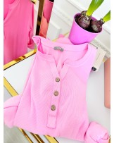 BLUZKA Basic PRĄŻEK ▪️RÓŻ CUKIEREK