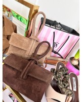 Torebka pętelka ▪️SKÓRA TAUPE