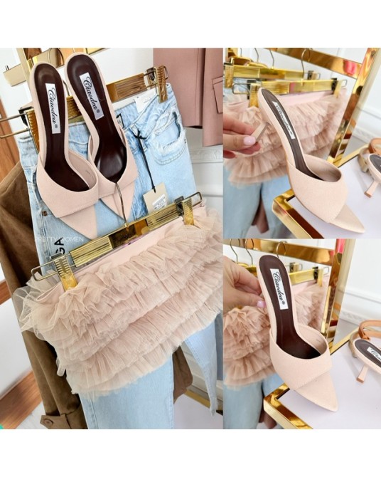 BEŻOWE KLPAKI SZPILKI ▪️