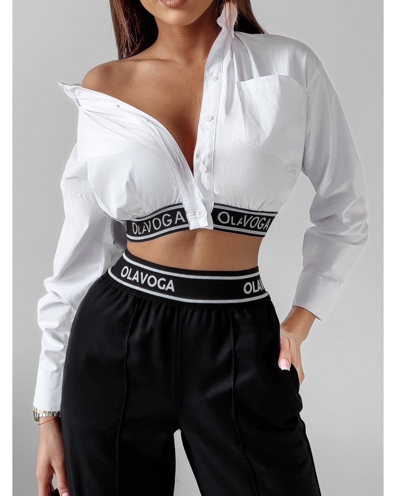 KOSZULA Z GUMKA ▪️WHITE