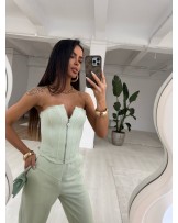 DZIANINOWY GORSET ▪️miętowy