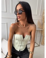 DZIANINOWY GORSET ▪️miętowy