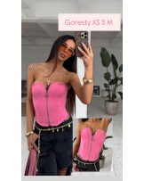 DZIANINOWY GORSET ▪️różowy
