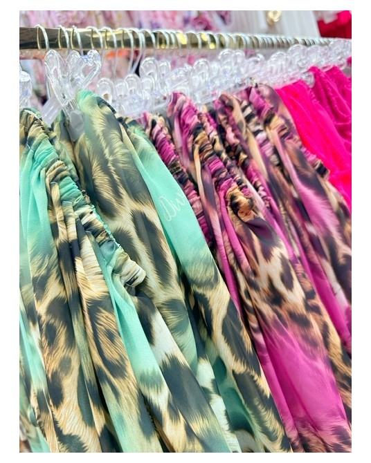 SZYFONOWA HISZPANKA PRINT  ▪️LUXURY  ZIELEŃ 