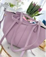 SKÓRZANA TOREBKA MID  ▪️LILA