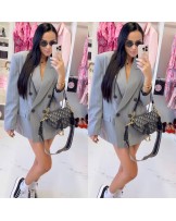 MARYNARKA OVERSIZE ▪️premium Szara