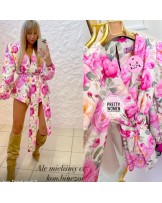 KOMBINEZON Z WIĄZANIEM ▪️kwiaty Premium