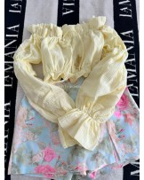 HiSZPANKA SUMMER ▪️muślin ŻÓŁTA