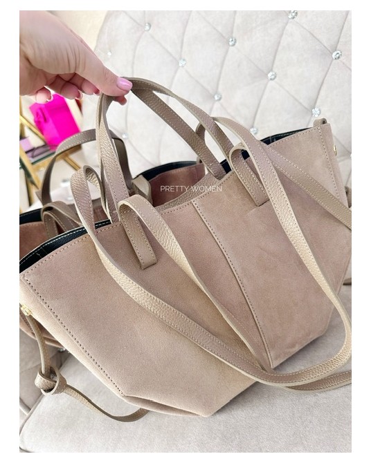 SKÓRZANA TOREBKA MID  ▪️pastele KOLORY