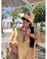 LNIANA KOSZULA LA MILLA ▪️beżowa