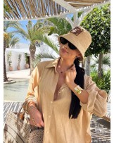 LNIANA KOSZULA LA MILLA ▪️beżowa