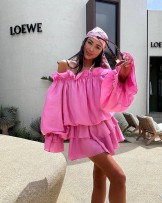 KOMPLET HISZPANKA I SPODENKI LA MILLA ▪️różowy