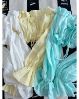 HiSZPANKA SUMMER ▪️muślin ŻÓŁTA