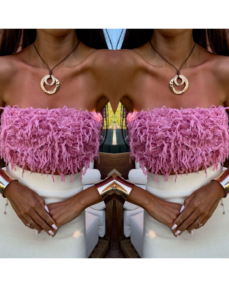 TOP PIÓRKA▪️różowe