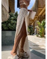 SPÓDNICA Plażowa SUMMER▪️bezowa