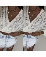 BLUZKA KIMONO AŻUROWE ▪️premium ECRU