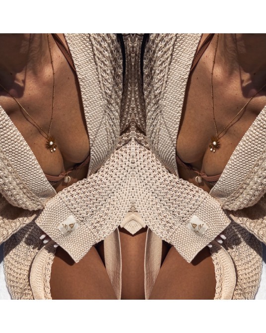 NARZUTKA PLAŻOWA ▪️premium BEŻOWA