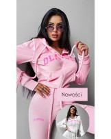 KOMPLET WELUR ▪️różowy