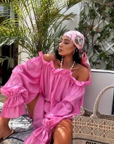 KOMPLET HISZPANKA I SPODENKI LA MILLA ▪️różowy