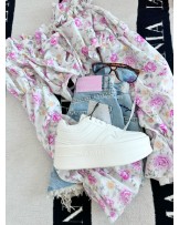 SNAKERSY NA PLATFORMIE CELINEE STYL