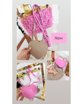 SKÓRZANA TOREBKA SERCE ▪️Alaila styl beżowa