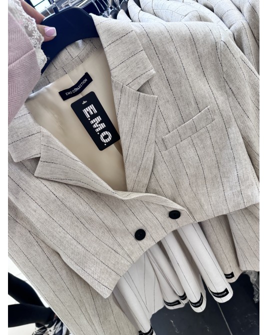 MARYNARKA SHORT ▪️len wiskoza