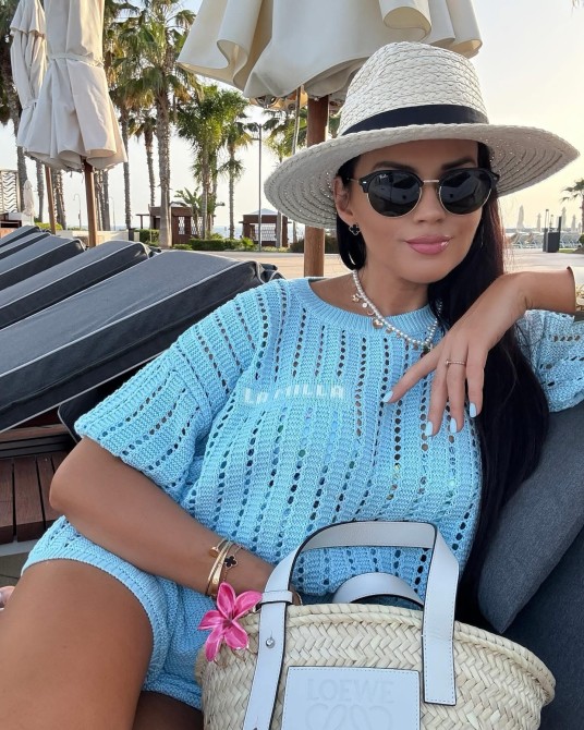 KOMPLET MONACO NIEBIESKI