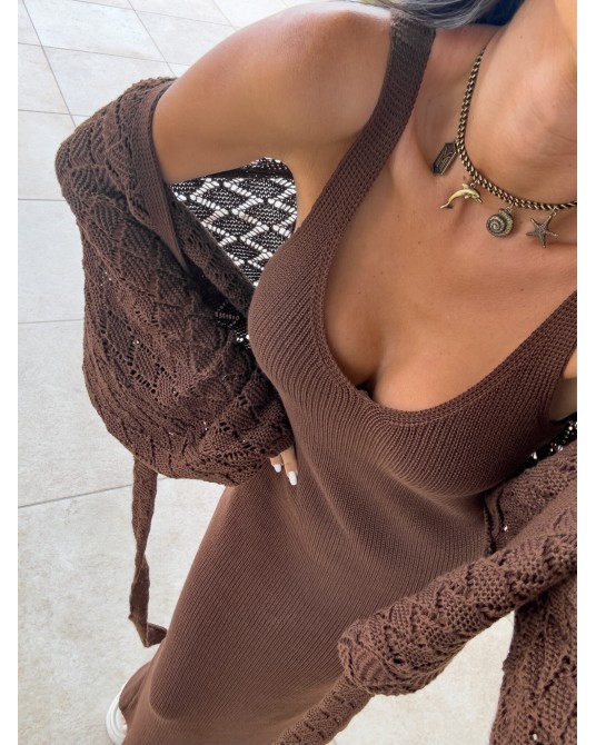 SUKIENKA SOANA ▪️Czekoladowa