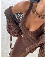 SUKIENKA SOANA ▪️Czekoladowa