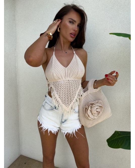 TOP POKAHONTAS ▪️jasny beż