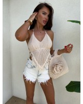 TOP POKAHONTAS ▪️jasny beż