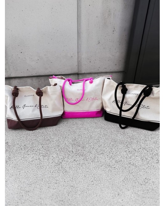 DUŻA TORBA OLV ▪️różowa