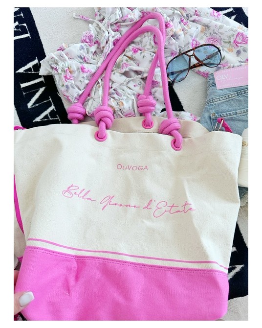 DUŻA TORBA OLV ▪️różowa