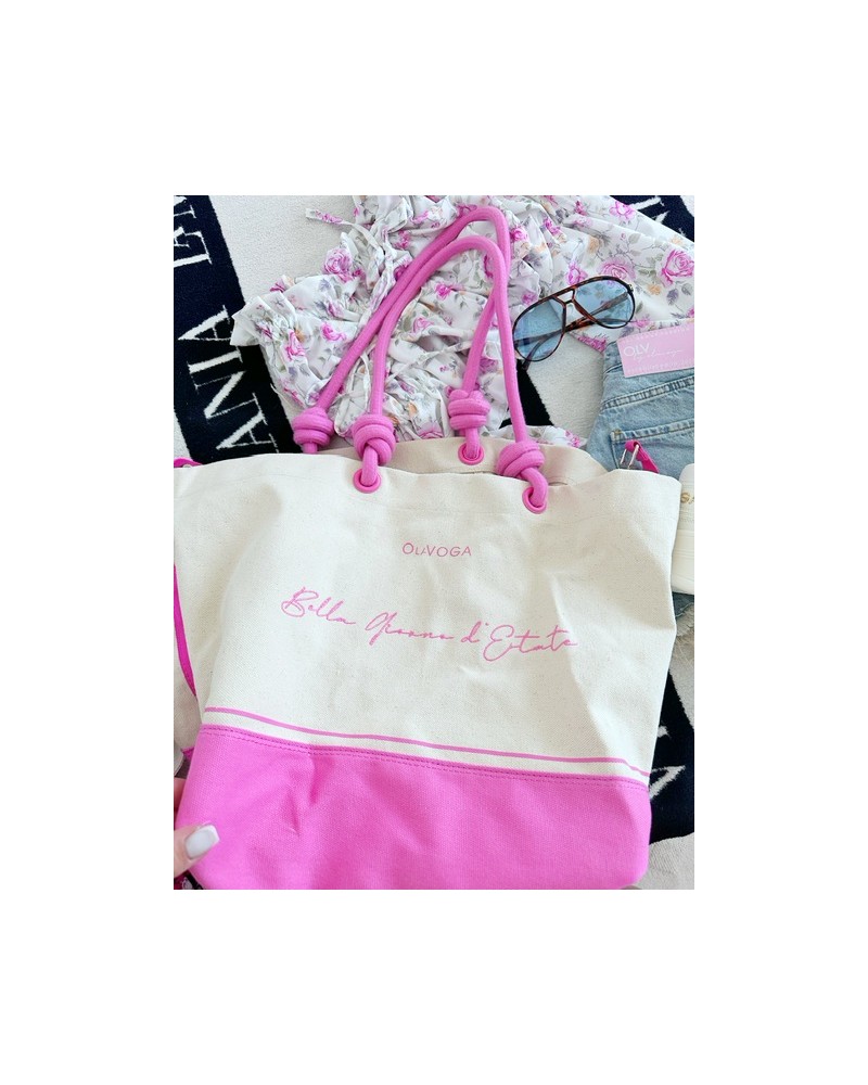 DUŻA TORBA OLV ▪️różowa