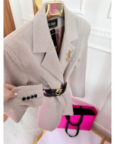 MARYNARKA WIERZCHNIA ▪️HOLLY beżowa  JODEŁKA