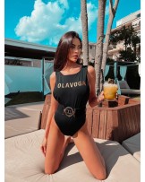 Kostium PALOS ▪️z paskiem CZARNY 