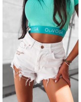 JEANSOWE SPODENKI DENIM ▪️ECRU