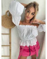 BIAŁA AŻUROWA HISZPANKA 