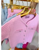 Dzianinowy komplet RÓŻOWY  ▪️premium