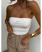 LOGOWANY TOP ▪️ecru